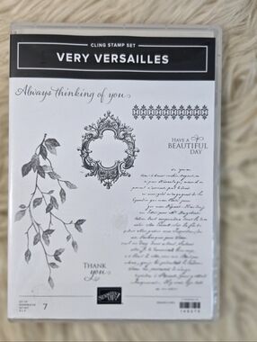 Stampin' Up! Very Versailles Cling Stamp Set